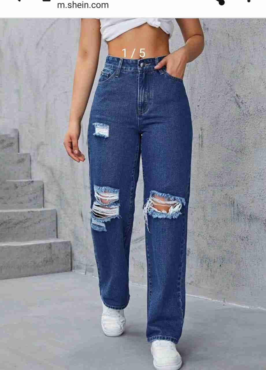 Funky Denim Pant for Women - Dark Blue, Stylish & Trendy, 39-Inch Length, Comfortable Denim Fabric, Perfect for Casual & Everyday Wear