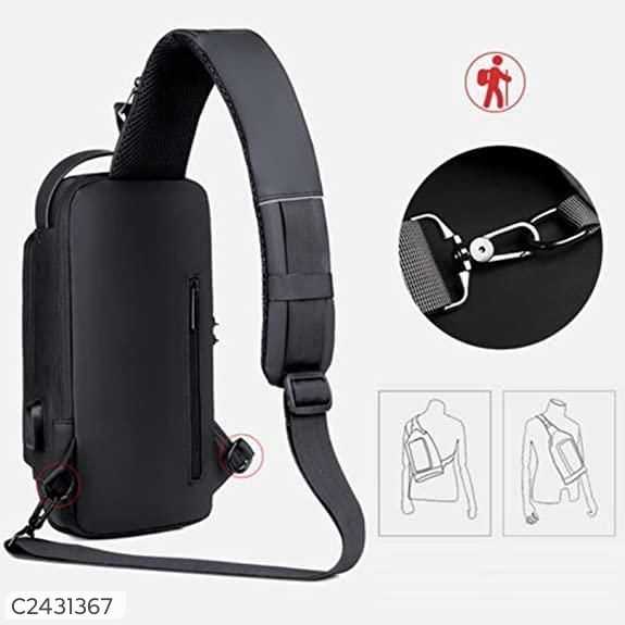 UNISEX Crossbody Sling Bag - Stylish, Lightweight, Strap, Versatile for Everyday Use, Perfect for Men & Women, Ideal for Travel & Casual Outfits
