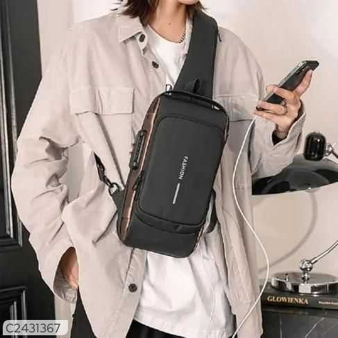 UNISEX Crossbody Sling Bag - Stylish, Lightweight, Strap, Versatile for Everyday Use, Perfect for Men & Women, Ideal for Travel & Casual Outfits