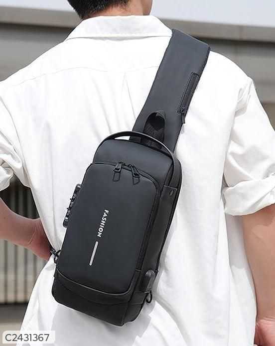 UNISEX Crossbody Sling Bag - Stylish, Lightweight, Strap, Versatile for Everyday Use, Perfect for Men & Women, Ideal for Travel & Casual Outfits